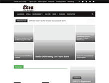 Tablet Screenshot of edennewspaper.net